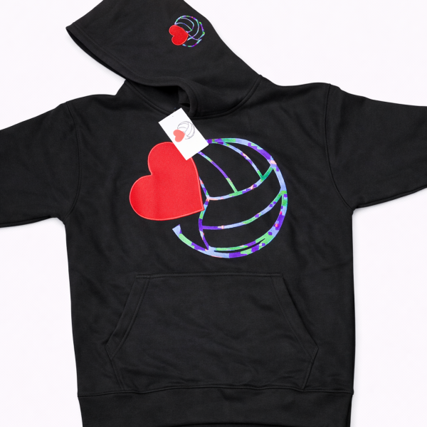 LOVE&VOLLEYBALL BLACK
