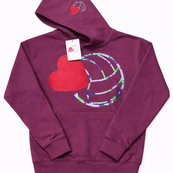 LOVE&VOLLEYBALL PLUM