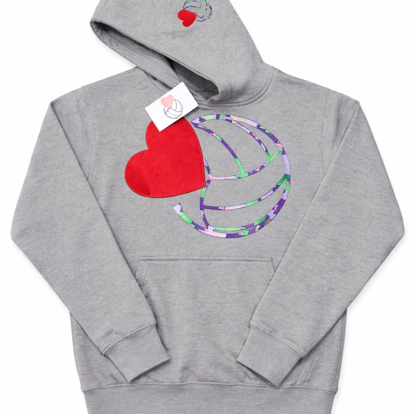 LOVE&VOLLEYBALL GREY