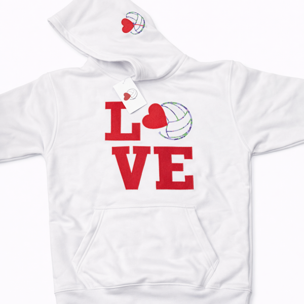 LOVE VOLLEYBALL WHITE