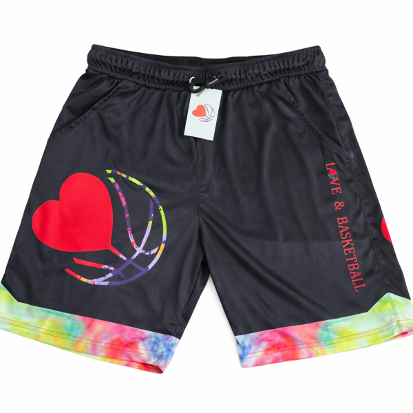 LOVE & BASKETBALL SHORTS - BLACK