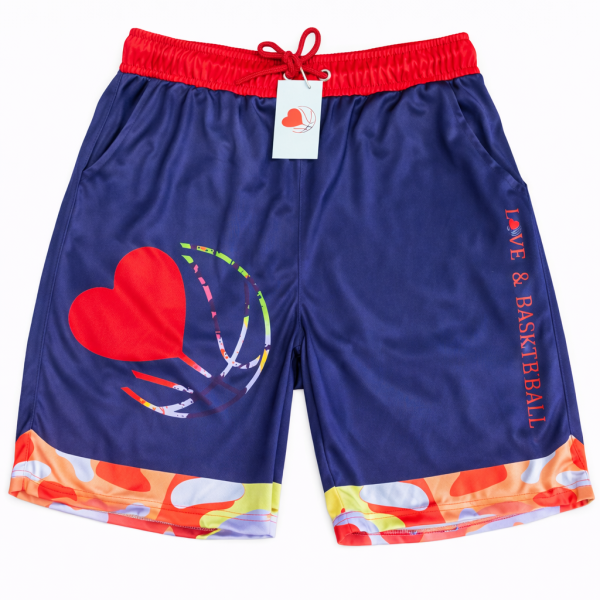 LOVE & BASKETBALL SHORTS - PURPLE REIGN