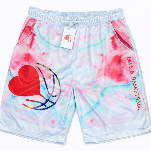 LOVE & BASKETBALL SHORTS - VALENTINE
