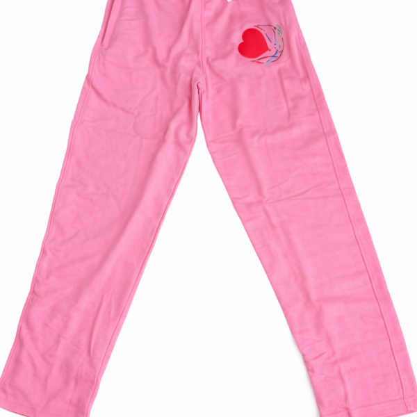 BASKETBALL PINK TAPERED LEG SWEATPANT (LOGO)