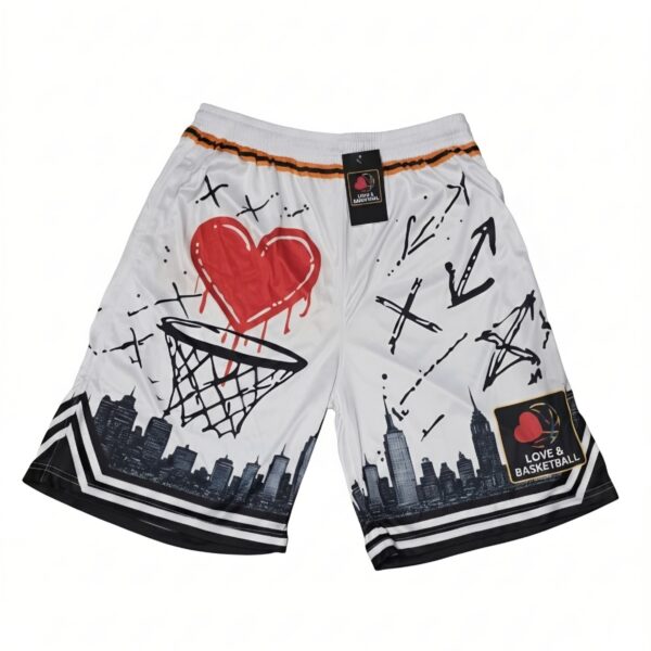 HEART THRU HOOP - WHITE