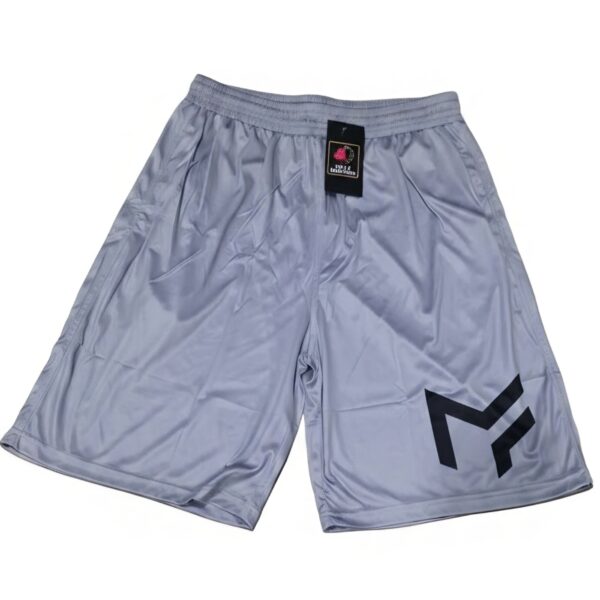 MUSCLE FITNESS DRI FIT SHORTS - GREY