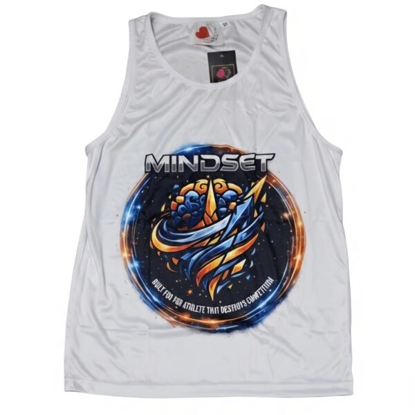 MINDSET DRI FIT TANK - WHITE