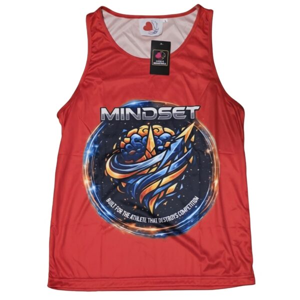 MINDSET DRI FIT TANK - RED
