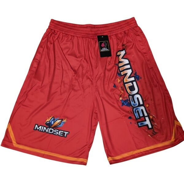 MINDSET DRI FIT SHORTS RED